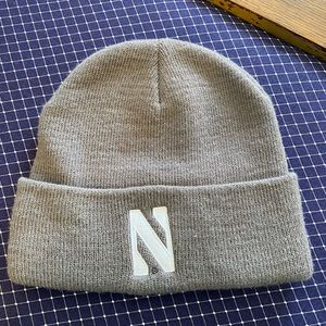 Northwestern adidas beanie